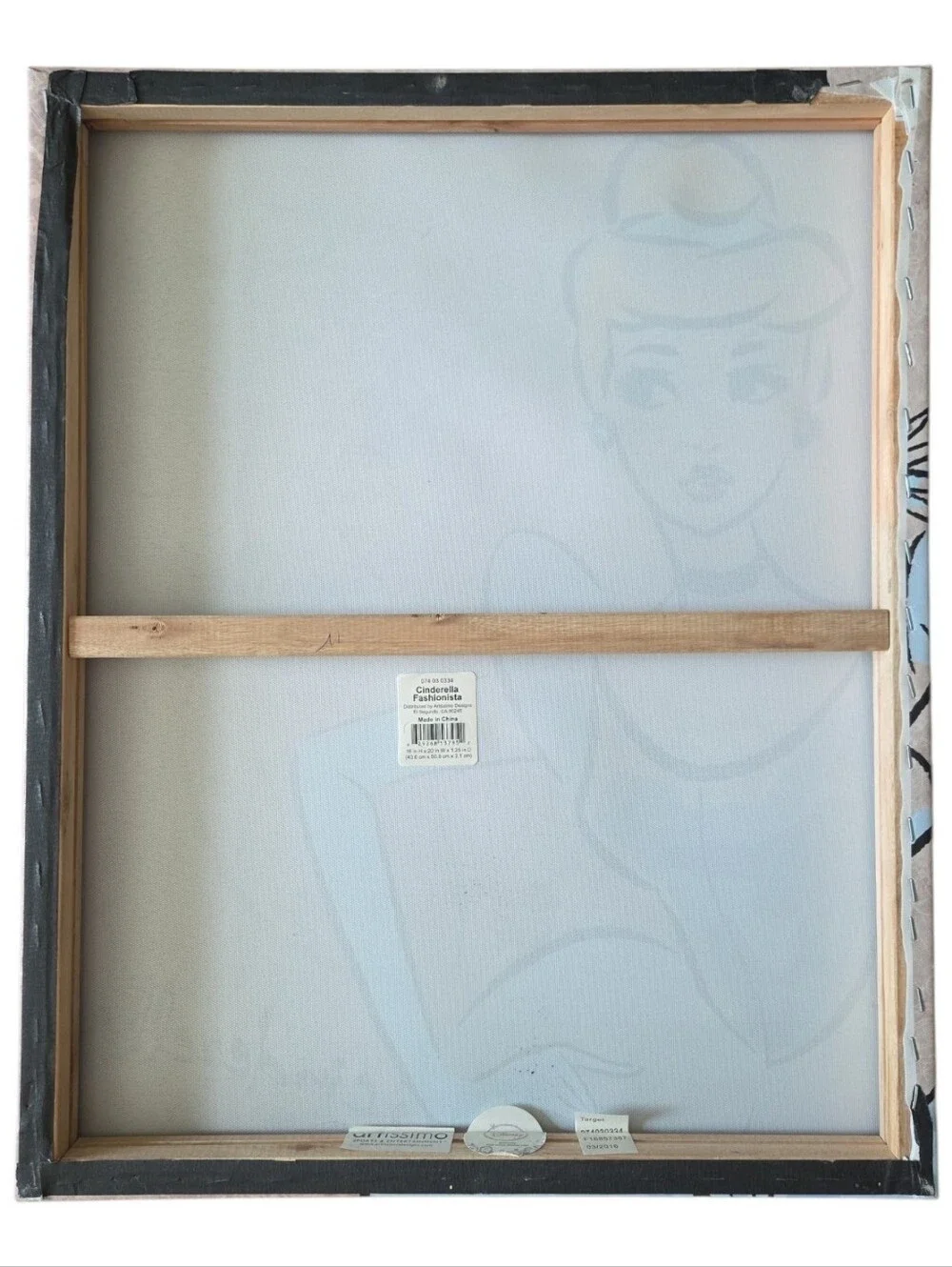 Disney Artissimo Cinderella Fashionista Glitter Art Print 16